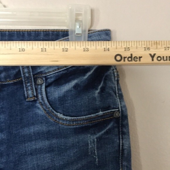 Kut from the kloth skinny denim jeans with fold up ankle size 2 - Picture 7 of 12